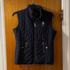 U.S. Polo Assn. Navy Quilted Vest